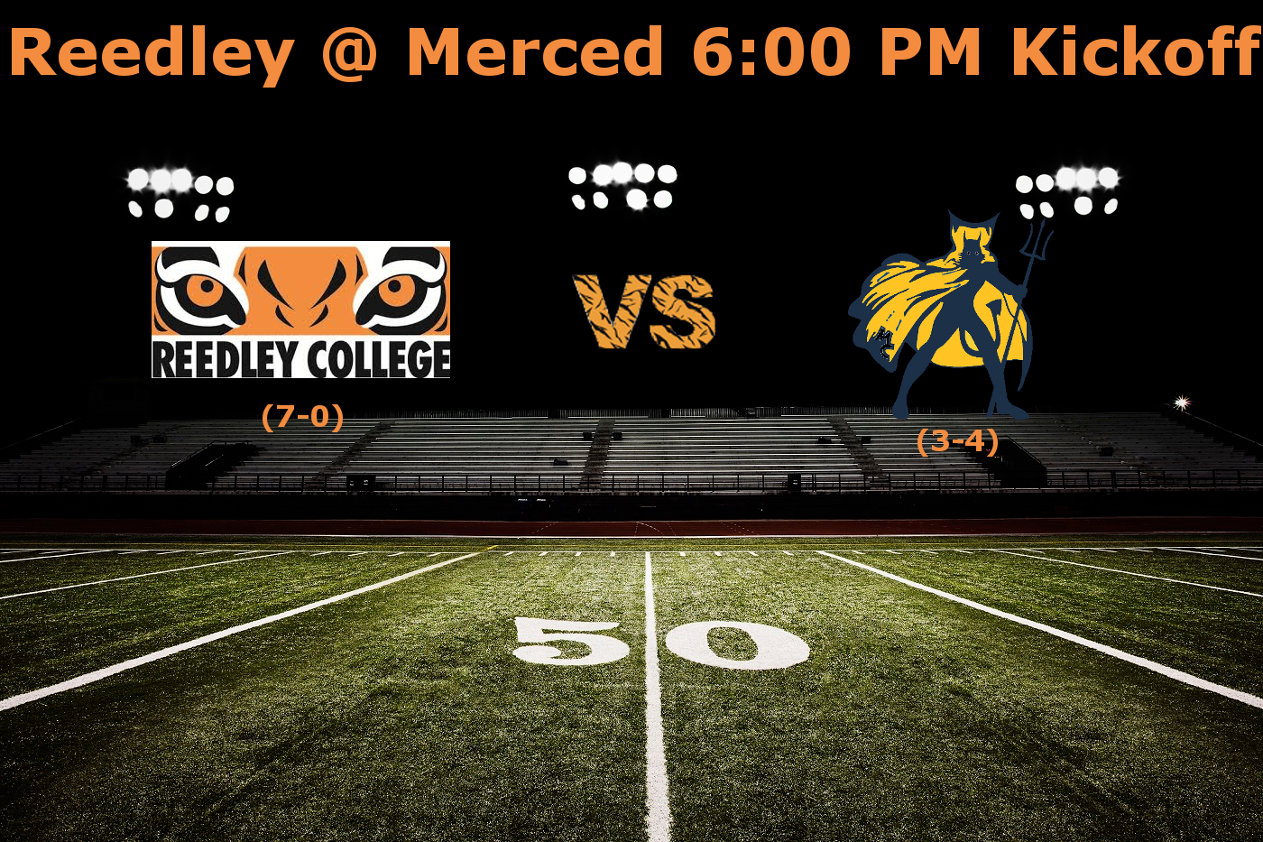 Tiger Football Travels To Merced Saturday