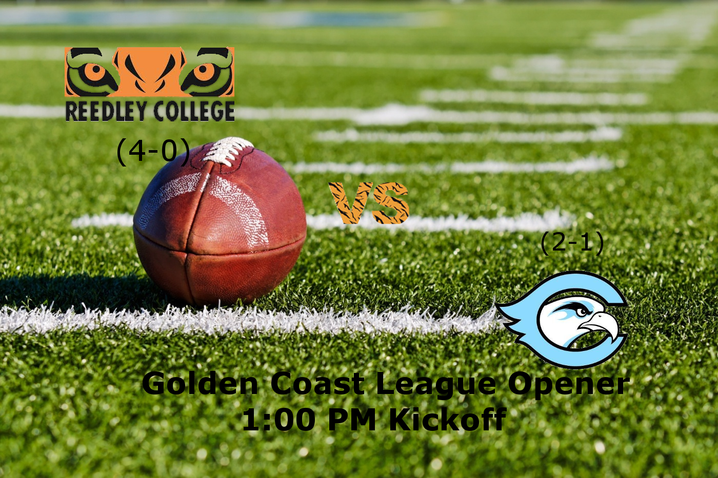 Football Begins League Play VS. Cabrillo