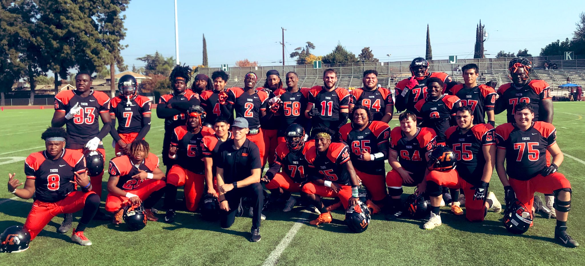 Coach Marty and 25 Tiger Sophomores.