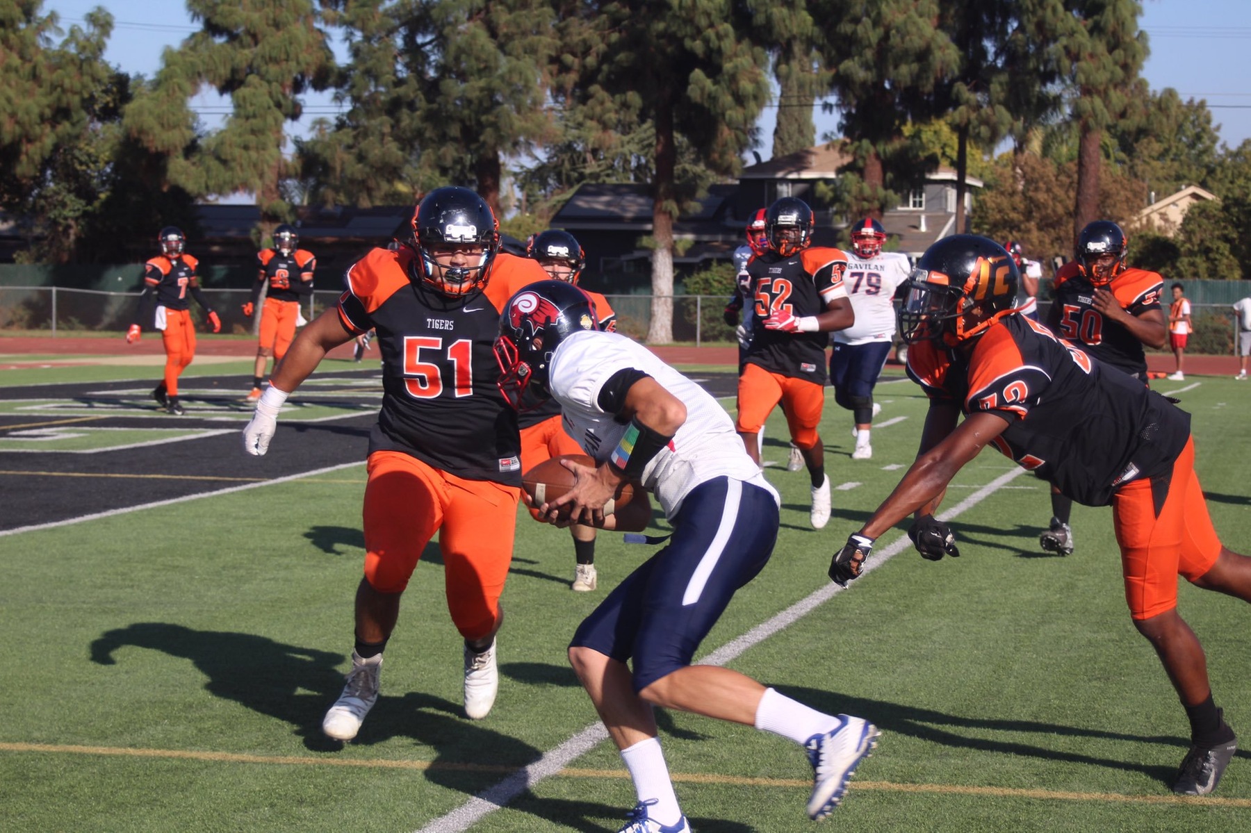 Tiger Football Wins Homecoming 47-3